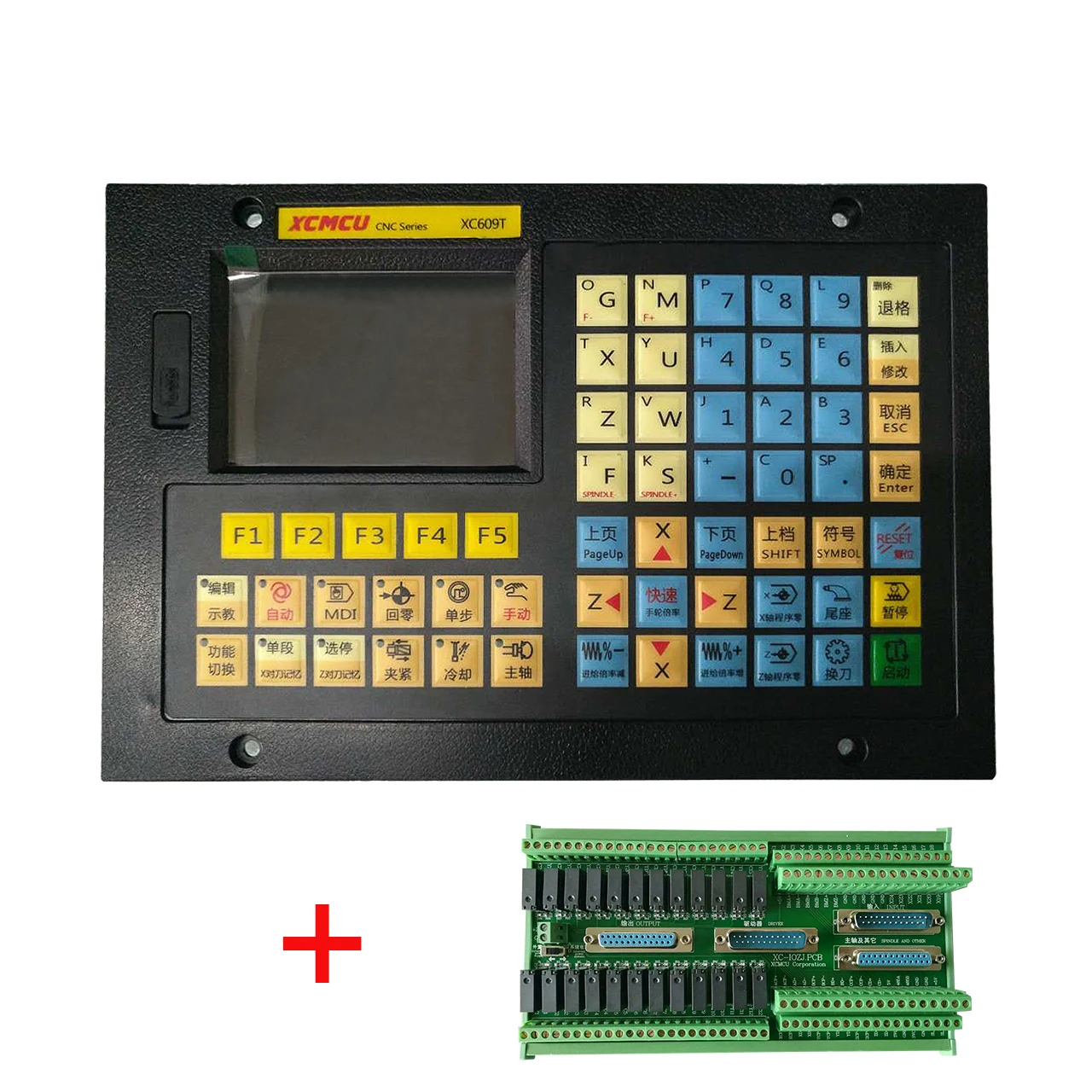 XC609T 2 Axis USB CNC Controller CNC Control System 32Bit G-Code + XCIOZJ I/O Board Adapter Board
XC609T 2 Axis USB CNC Controller CNC Control System 32Bit G-Code + XCIOZJ I/O Board Adapter Board