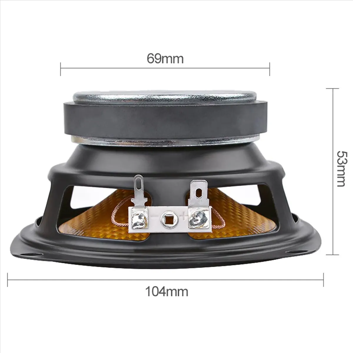 A93P 2Pc 4Inch Audio Portable Speaker 4 Ohm 15W Bass Speaker DIY Professional Multimedia Subwoofer Speakers for Sound System
A93P 2Pc 4Inch Audio Portable Speaker 4 Ohm 15W Bass Speaker DIY Professional Multimedia Subwoofer Speakers for Sound System