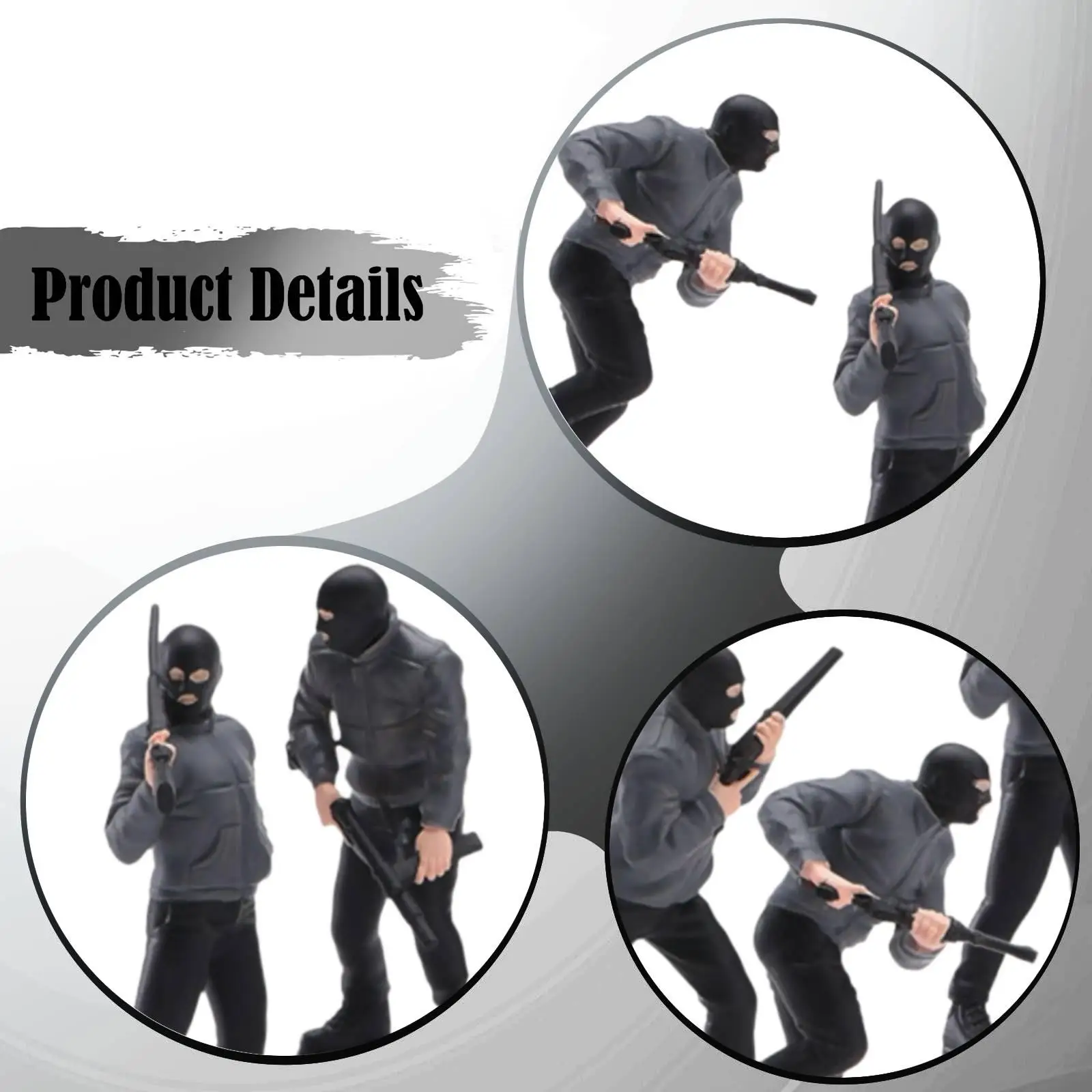 4x 1/64 Masked Miniature Figures Miniature Scene Models Tiny Painted Mini People Figurines for Tabletop Display Crafts
4x 1/64 Masked Miniature Figures Miniature Scene Models Tiny Painted Mini People Figurines for Tabletop Display Crafts