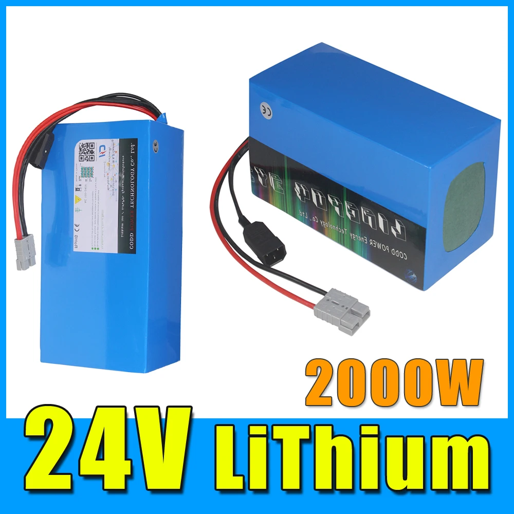 24V 80AH Electric bicycle Lithium ion Battery Pack with 1000W 2000W BMS 5A Charger
24V 80AH Electric bicycle Lithium ion Battery Pack with 1000W 2000W BMS 5A Charger