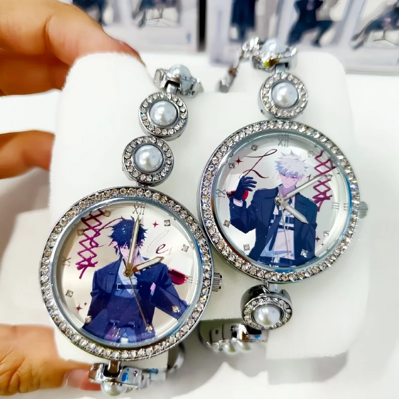 Time Agent Anime Peripheral Electronic Wrist Watch Rhinestone Inlaid Pearl Strap Fashion Analog Watch For Anime Enthusiasts
Time Agent Anime Peripheral Electronic Wrist Watch Rhinestone Inlaid Pearl Strap Fashion Analog Watch For Anime Enthusiasts