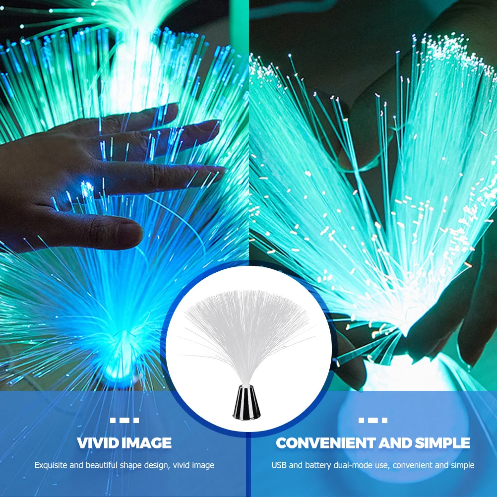 Chic Night Lamp Colorful Optical Fiber Light for Bedside Table Desktop Decoration Gift Friends Happy Optical Fiber Lamp
Chic Night Lamp Colorful Optical Fiber Light for Bedside Table Desktop Decoration Gift Friends Happy Optical Fiber Lamp