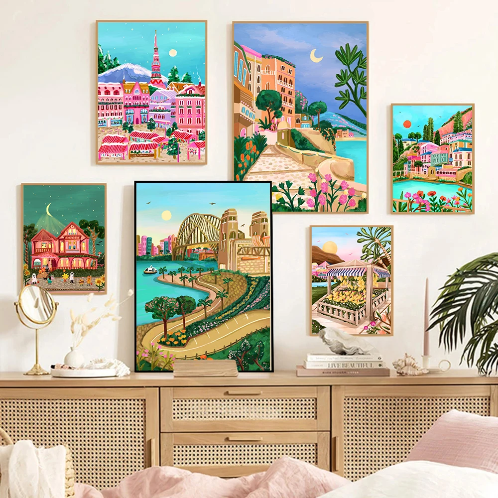 Monaco Sicily Travel Landscape Wall Art Canvas Paintings Riga Market Posters And Prints Pictures For Living Room Kitchen Decor
Monaco Sicily Travel Landscape Wall Art Canvas Paintings Riga Market Posters And Prints Pictures For Living Room Kitchen Decor