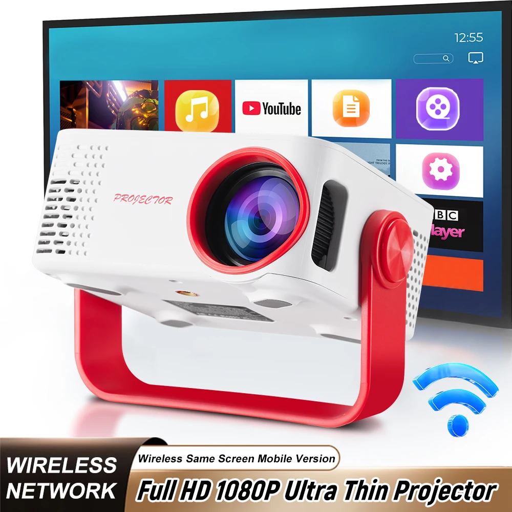 Hot Mini Smart Projector HD 1080P Videos WIFI LED Lamp Wireless Mobile Phone Home Theater Outdoor Portable Mini Projectors
Hot Mini Smart Projector HD 1080P Videos WIFI LED Lamp Wireless Mobile Phone Home Theater Outdoor Portable Mini Projectors