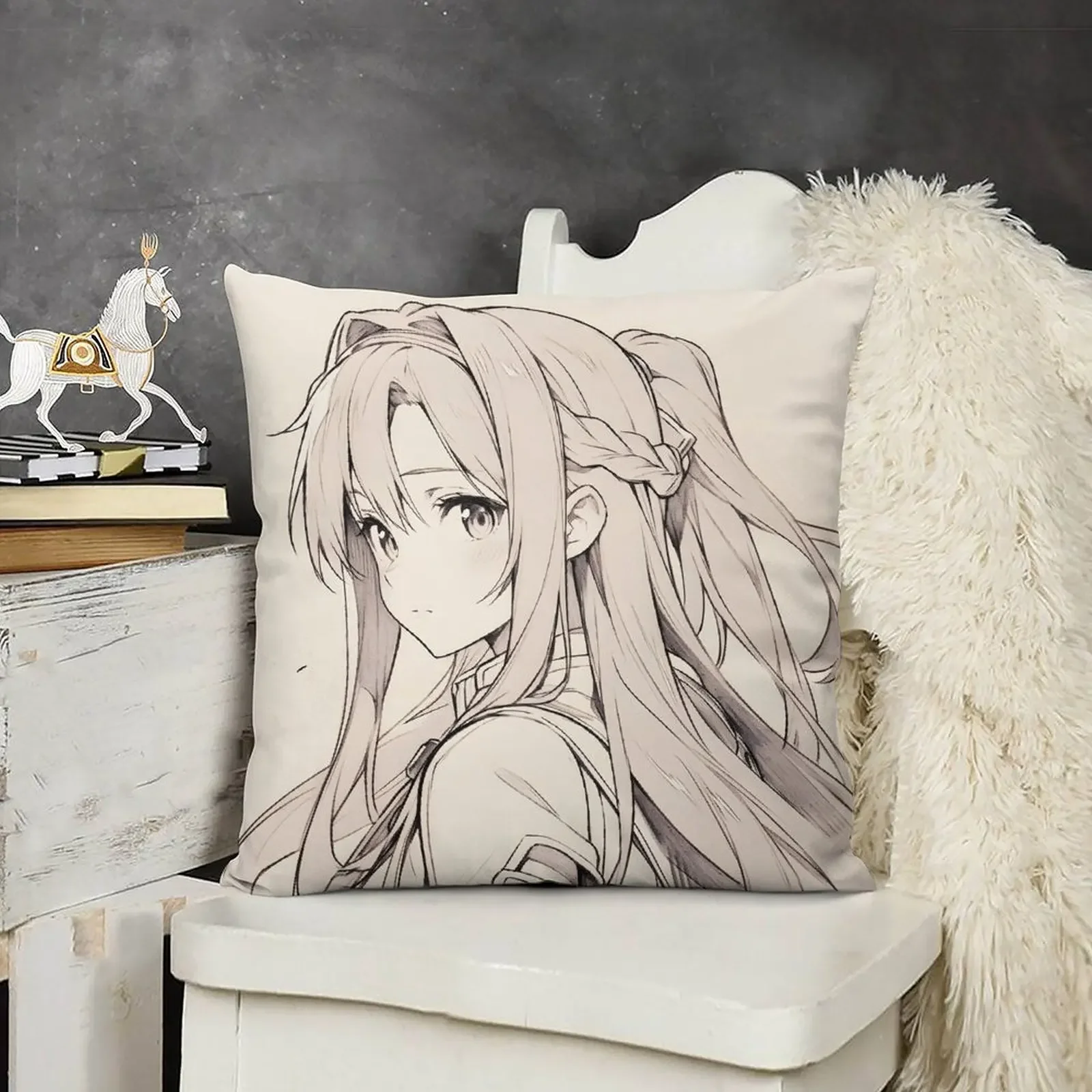 Asuna SAO Cute Anime Girl Throw Pillow autumn decoration Pillowcases Cushion Covers Sofa pillow
Asuna SAO Cute Anime Girl Throw Pillow autumn decoration Pillowcases Cushion Covers Sofa pillow