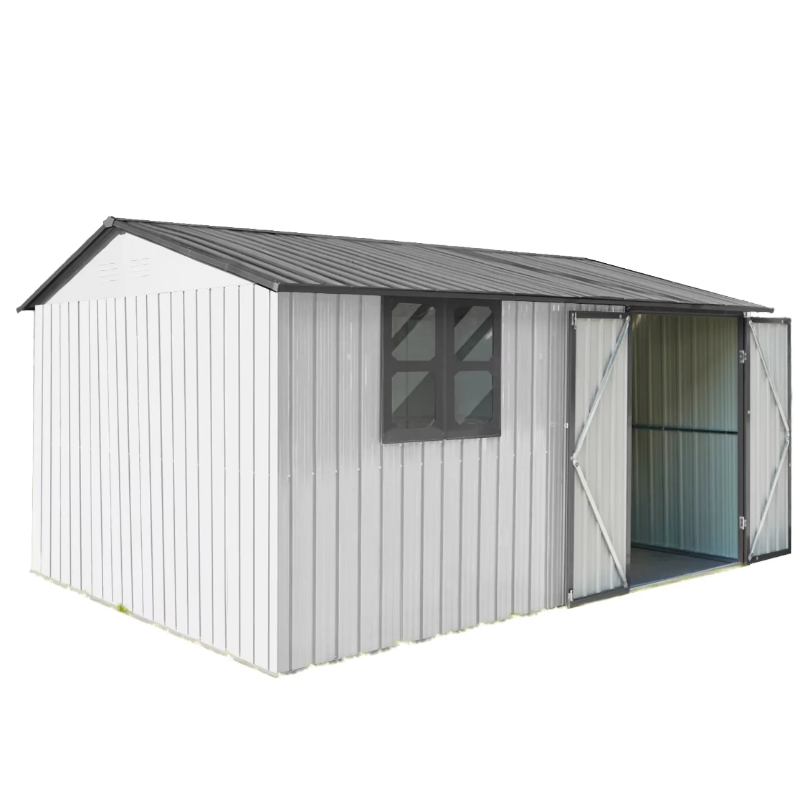 Портативный уличный металлический сарай для хранения двора, простой солнцезащитный крем, комната для инструментов, легко собирается, разные предметы
Портативный уличный металлический сарай для хранения двора, простой солнцезащитный крем, комната для инструментов, легко собирается, разные предметы