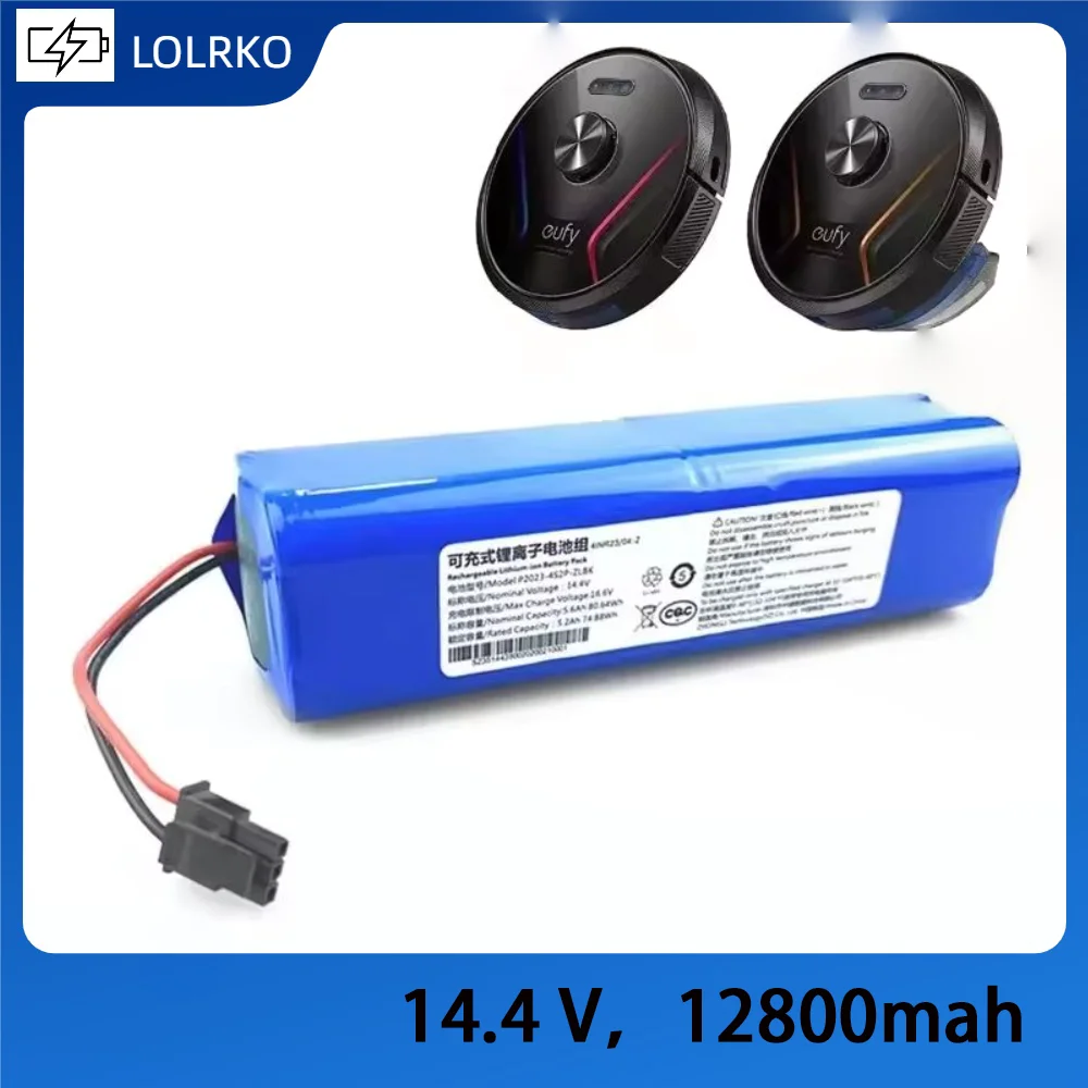 14,4 V 9800mAh suitable for Eufy Robovac smart sweeping Robot X8 hybrid vacuum cleaner 18650 lithium spare batteries 18650.00
14,4 V 9800mAh suitable for Eufy Robovac smart sweeping Robot X8 hybrid vacuum cleaner 18650 lithium spare batteries 18650.00