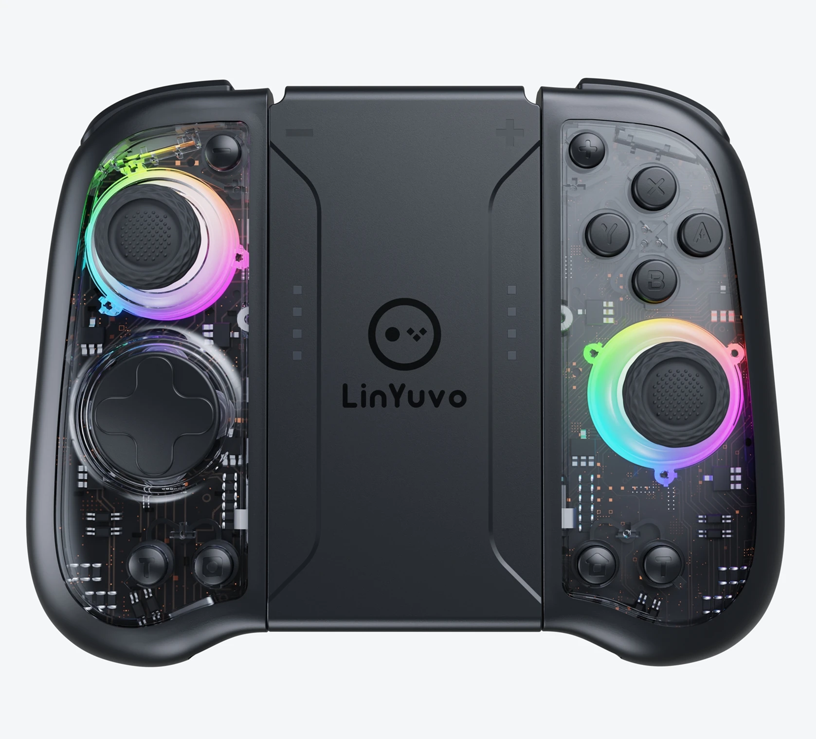 LInYuvo Wireless Gamepad for Switch with Hall Rocker&RGB Light,Support Programming&Dual Motor Vibration,High-Capacity Battery
LInYuvo Wireless Gamepad for Switch with Hall Rocker&RGB Light,Support Programming&Dual Motor Vibration,High-Capacity Battery