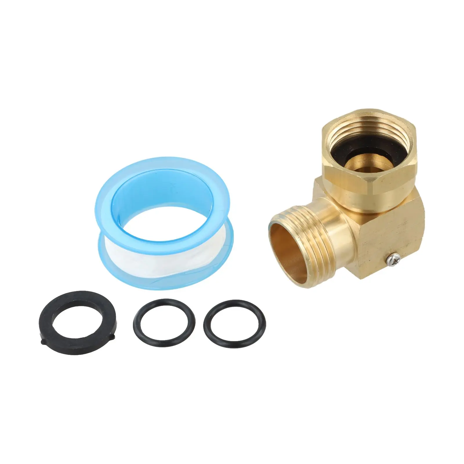 180° Swivel Connector Brass Swivel Elbow Outdoor Space Corrosion-resistant Brass Easy Adjustment Avoids Kinking
180° Swivel Connector Brass Swivel Elbow Outdoor Space Corrosion-resistant Brass Easy Adjustment Avoids Kinking