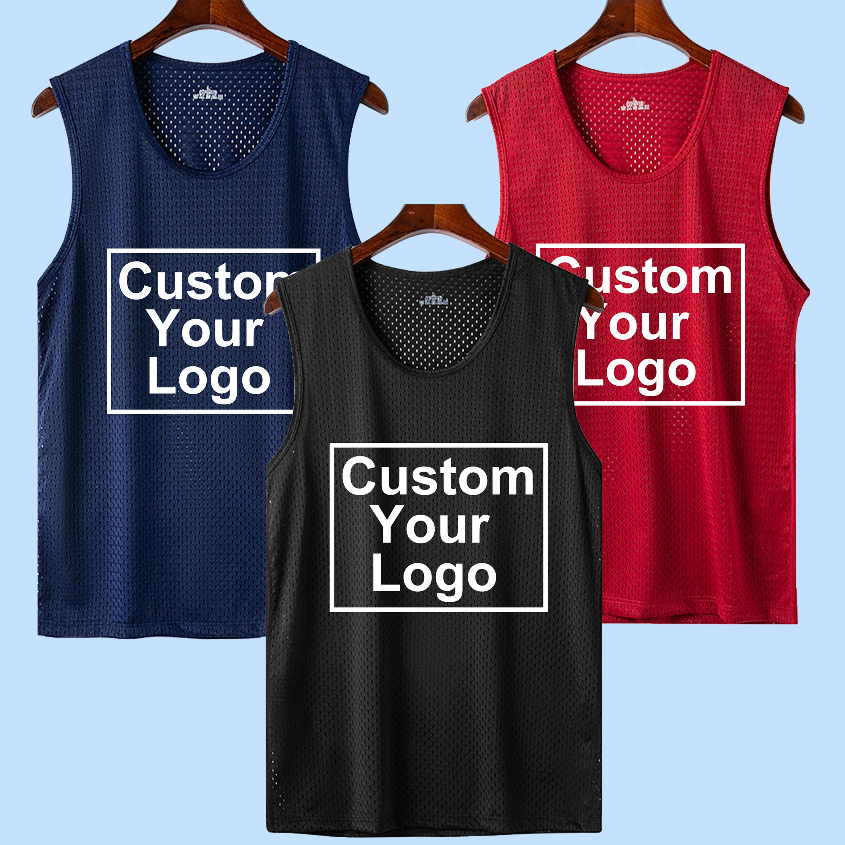 Customized logo sports men's get fit&fitness wide shoulder sleeveless T-shirt muscle training vest men's round neck vest
Customized logo sports men's get fit&fitness wide shoulder sleeveless T-shirt muscle training vest men's round neck vest
