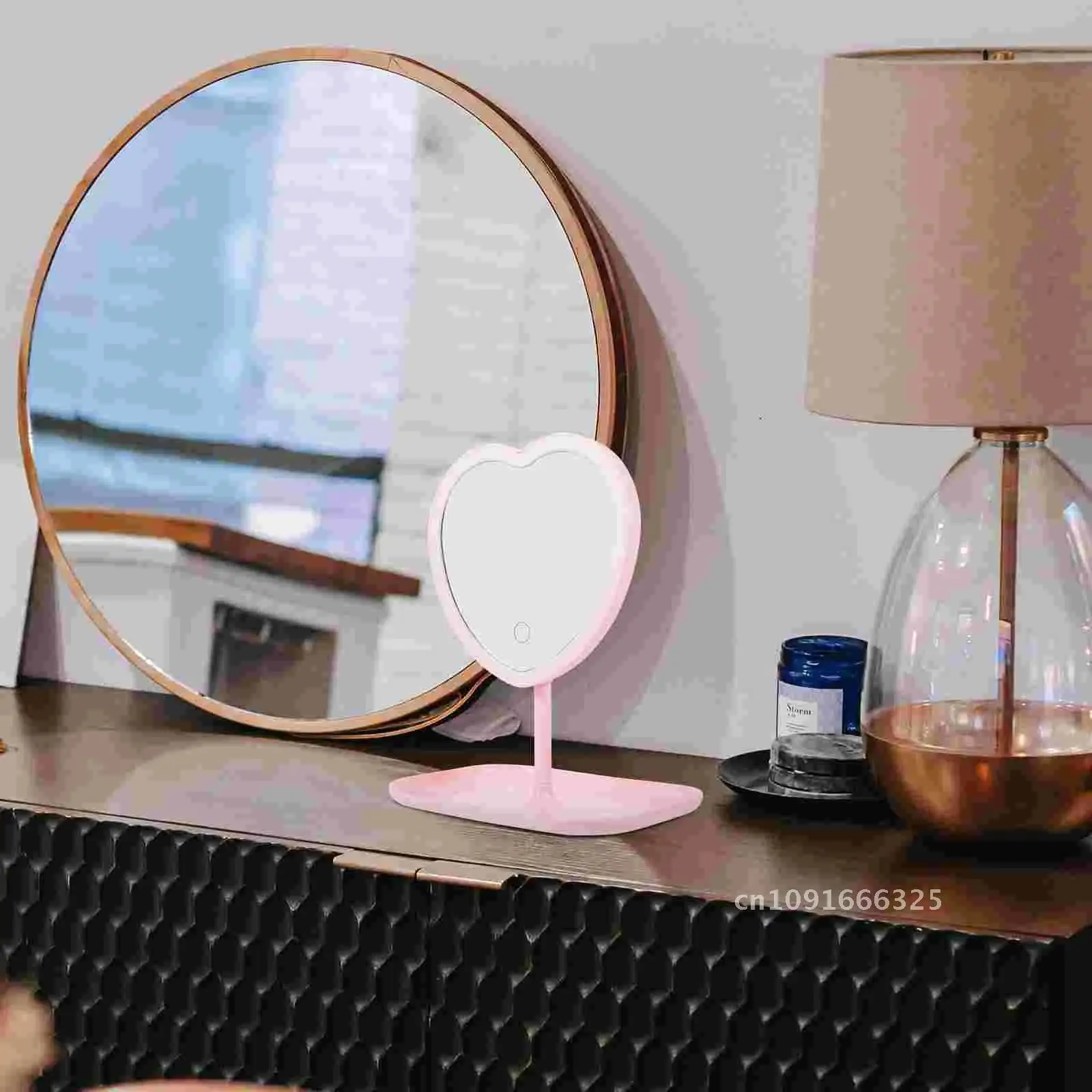 with Base Desktop Love Beauty Mirror Makeup USB LED Plated Rechargeable Light Heart for ( Gold )
with Base Desktop Love Beauty Mirror Makeup USB LED Plated Rechargeable Light Heart for ( Gold )