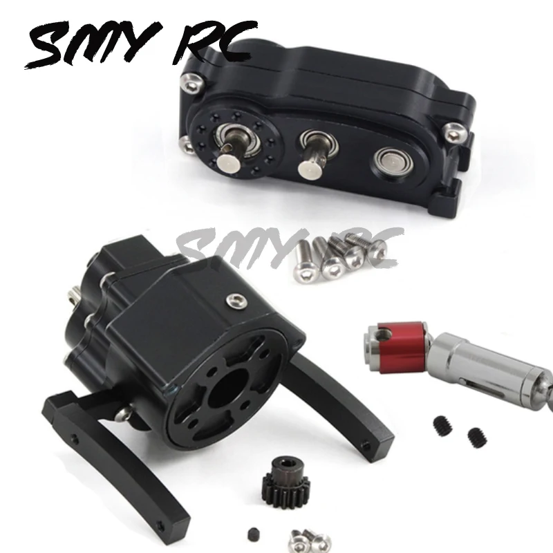 Prefixal Gearbox Transfer Case Front Motor Transmission for 1/10 RC Crawler Car Axial SCX10 & SCX10 II Upgrade Parts
Prefixal Gearbox Transfer Case Front Motor Transmission for 1/10 RC Crawler Car Axial SCX10 & SCX10 II Upgrade Parts