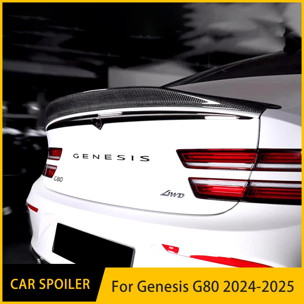 For Genesis G80 Car Body Styling Rear Tail Spoiler 2024-2025 High Quality Carbon Fibre Wing Rear Trunk Modification Accessories
For Genesis G80 Car Body Styling Rear Tail Spoiler 2024-2025 High Quality Carbon Fibre Wing Rear Trunk Modification Accessories