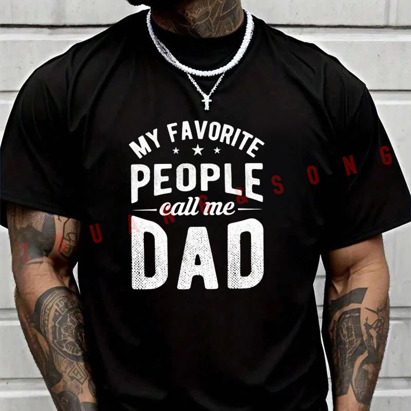 Summer Favorite People Call Me Dad T-Shirt For Riders Men's And Women's Fashion Casual High Quality Round Neck Tshirt Tee
Summer Favorite People Call Me Dad T-Shirt For Riders Men's And Women's Fashion Casual High Quality Round Neck Tshirt Tee