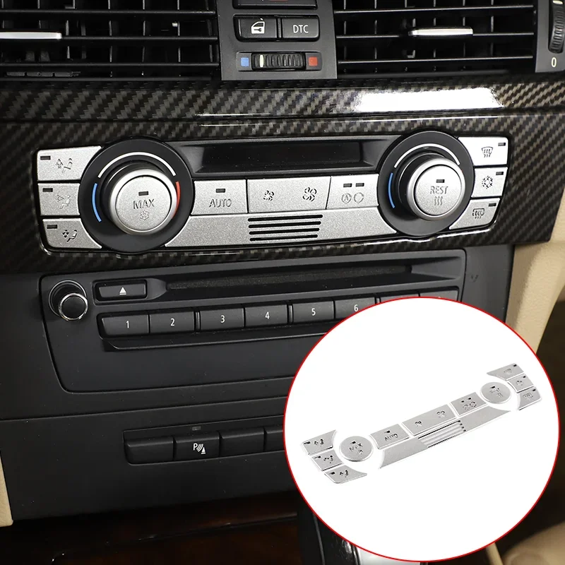 For 2005-2012 BMW 3 Series E90 Alloy Material Air Conditioning Button Sticker Decoration Car Interior Decoration Accessories
For 2005-2012 BMW 3 Series E90 Alloy Material Air Conditioning Button Sticker Decoration Car Interior Decoration Accessories