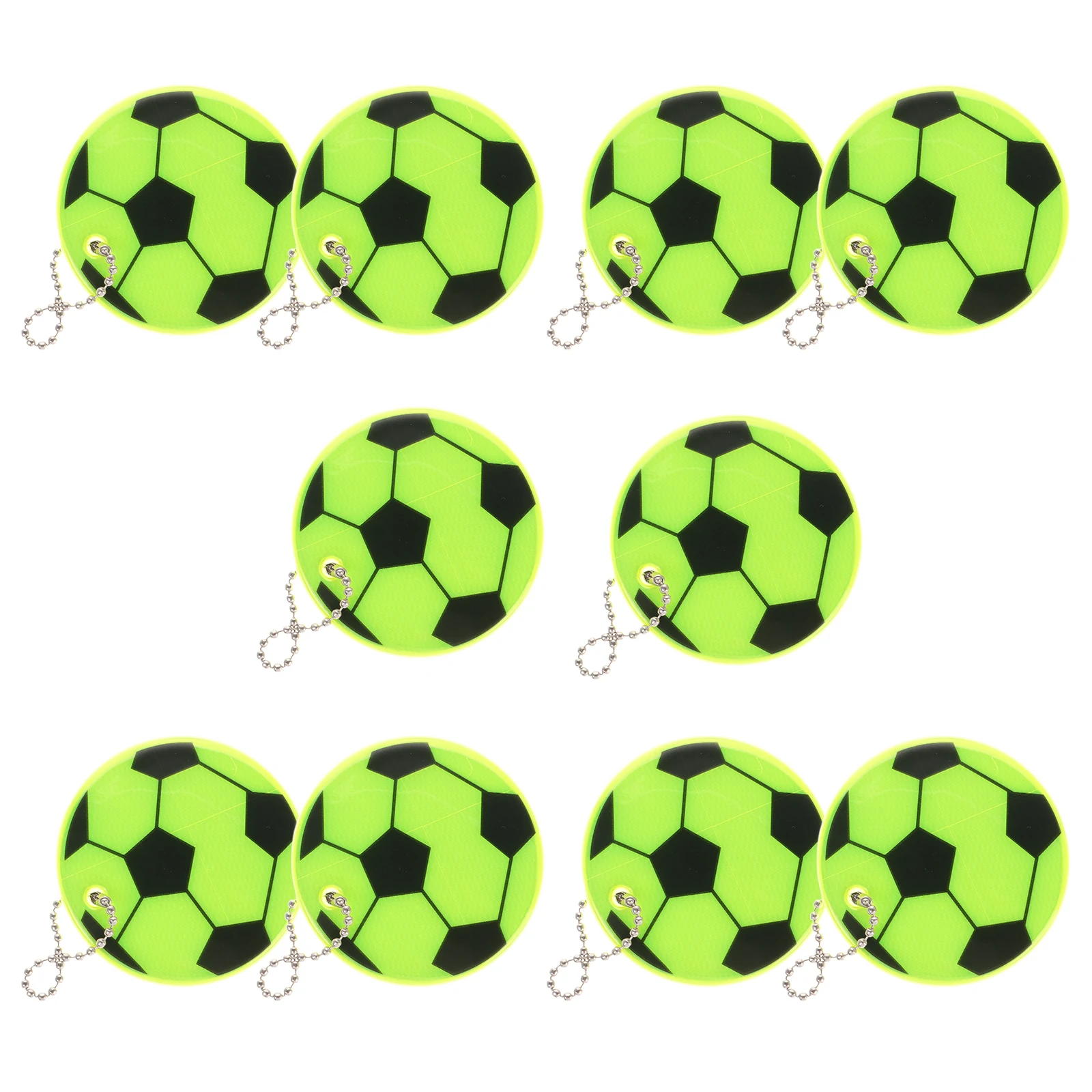 10pcs Reflective Keychain Rings Football PVC Pendants School Bag Bike Night Students Outdoor Camping Hiking Gadgets
10pcs Reflective Keychain Rings Football PVC Pendants School Bag Bike Night Students Outdoor Camping Hiking Gadgets