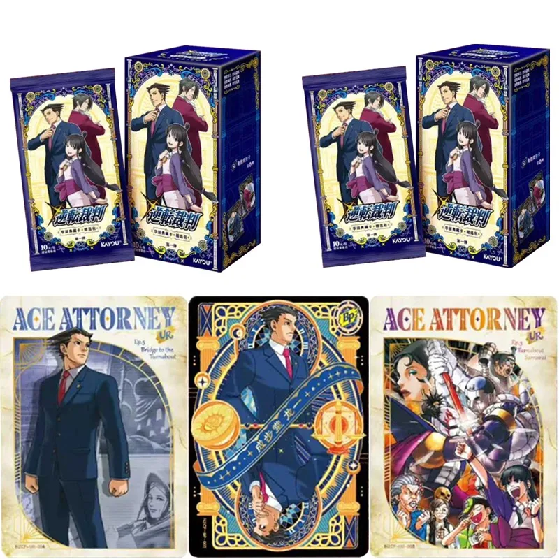 KAYOU Genuine Anime Ace Attorney Card Luxurious Selection Bag Stunning Reversal of Classic Game Cards Collectible Toy Gift
KAYOU Genuine Anime Ace Attorney Card Luxurious Selection Bag Stunning Reversal of Classic Game Cards Collectible Toy Gift