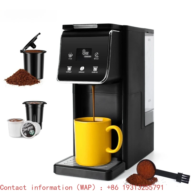 【Best-selling】Pod Coffee Maker Compatible with Single-Serve Pods and Ground Coffee 1000W Hot and Iced Coffee Maker
【Best-selling】Pod Coffee Maker Compatible with Single-Serve Pods and Ground Coffee 1000W Hot and Iced Coffee Maker