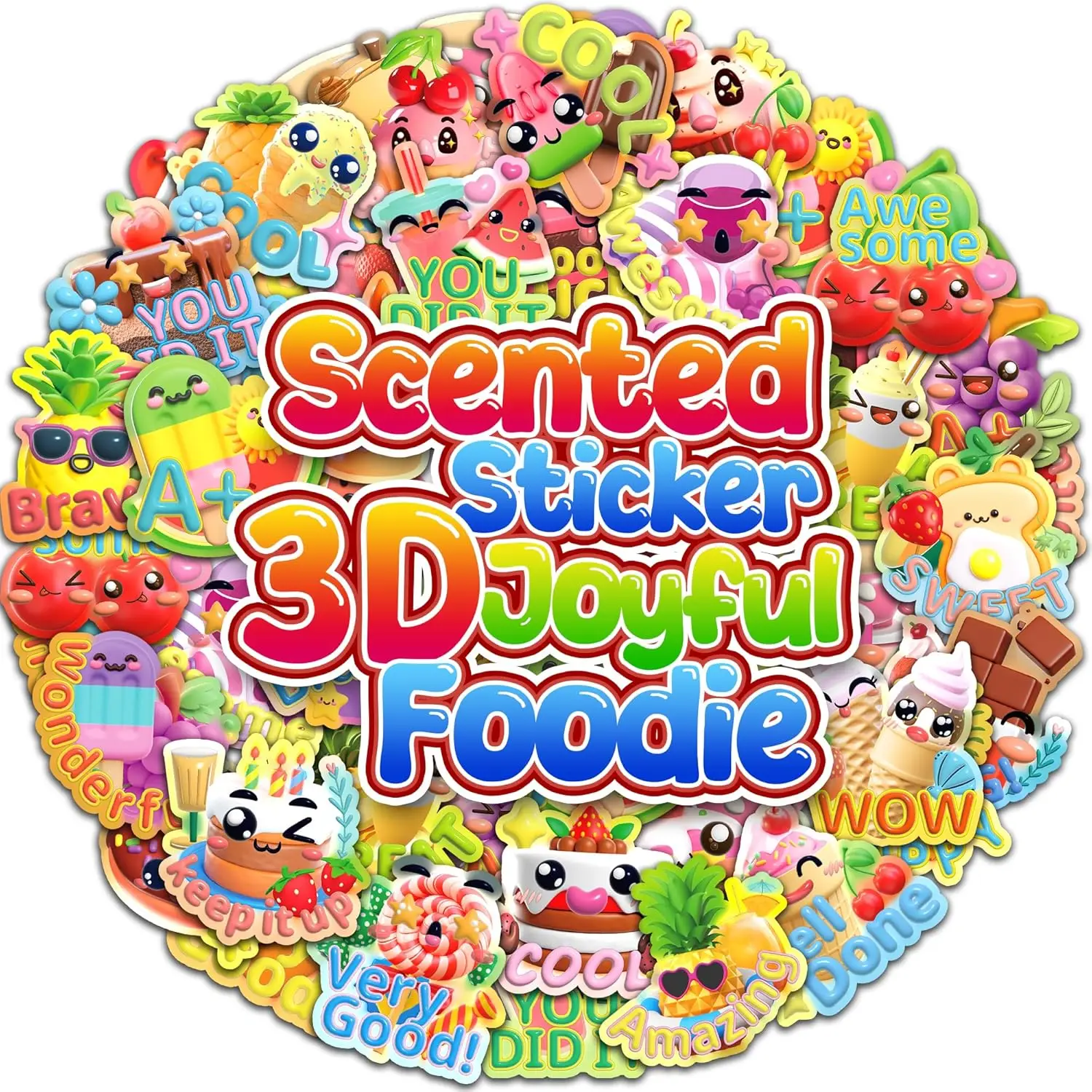 240 Pcs 3D Food Scratch and Sniff Stickers, Motivational Scented Rewards for Kids Classroom
240 Pcs 3D Food Scratch and Sniff Stickers, Motivational Scented Rewards for Kids Classroom