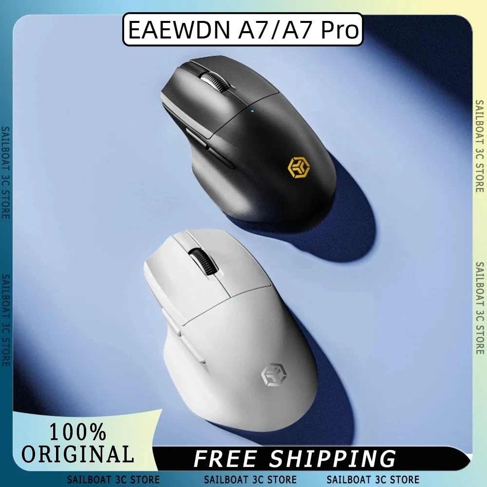 EAEWDN A7/A7 Pro Bluetooth Wireless Gaming Mouse PAW3395 800mAh Long Battery Life Right-Hand Ergonimic Mouse for Windows Mac FPS
EAEWDN A7/A7 Pro Bluetooth Wireless Gaming Mouse PAW3395 800mAh Long Battery Life Right-Hand Ergonimic Mouse for Windows Mac FPS