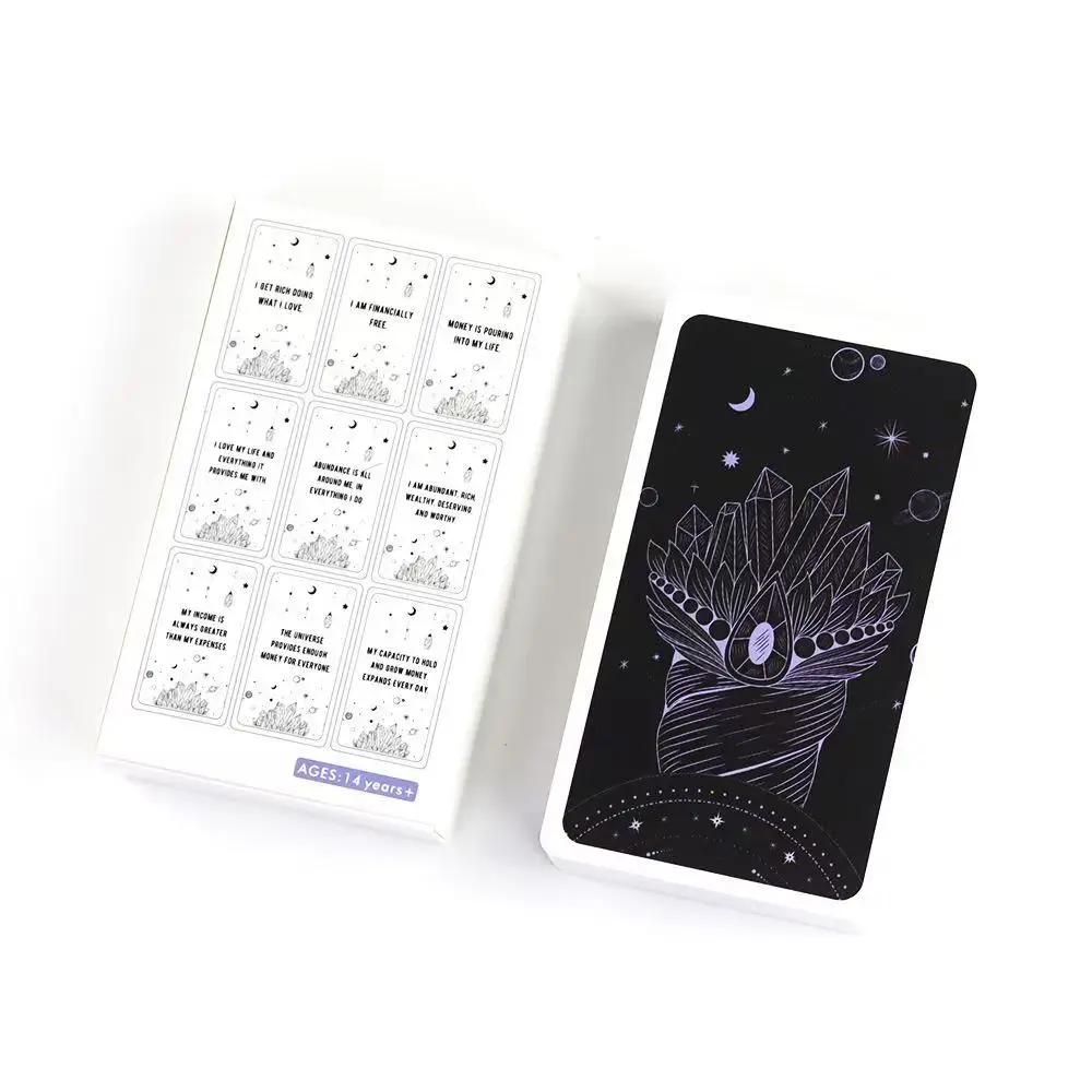 Financial Abundance Affirmation Cards Affirmation Deck To Manifest Financial Freedom & Attract Money 54 Pcs Cards 10.3*6cm
Financial Abundance Affirmation Cards Affirmation Deck To Manifest Financial Freedom & Attract Money 54 Pcs Cards 10.3*6cm