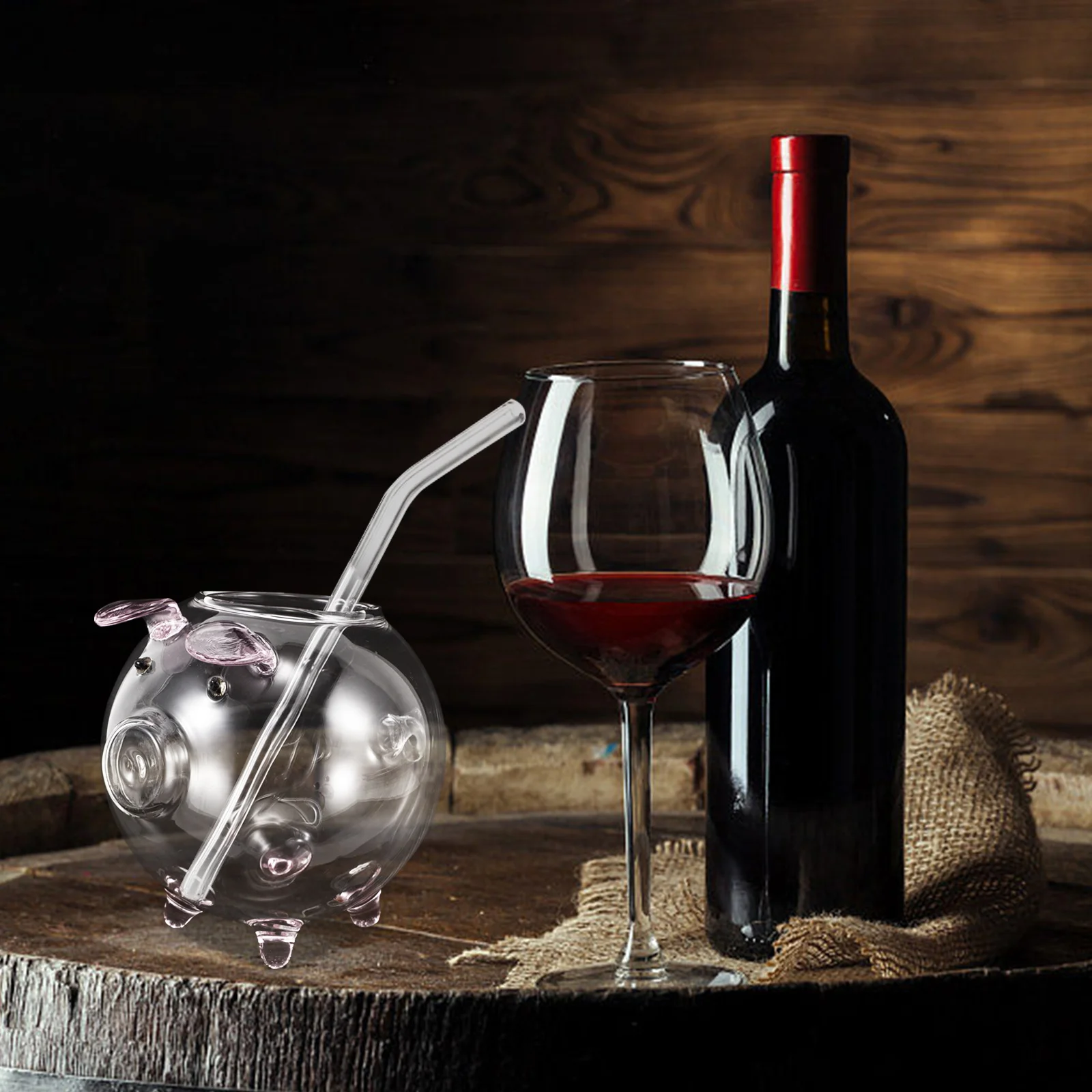 Cute Pig Glass Cup 220Ml Clear Cocktail Mug with Straw Fun Juice Wine Tea Drinkware for Home Office Party Decorative Water Glass
Cute Pig Glass Cup 220Ml Clear Cocktail Mug with Straw Fun Juice Wine Tea Drinkware for Home Office Party Decorative Water Glass