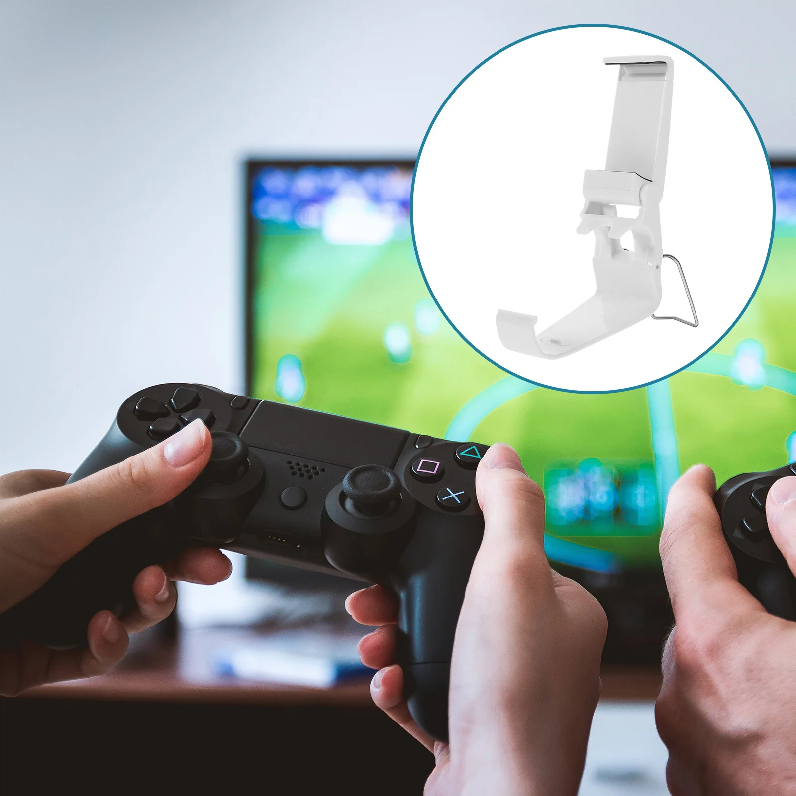 Game Controller Stand Adjustable Length Phone Holder Mount Compatible for Xbox One ABS Plastic Stable Gamepad Holder Bracket
Game Controller Stand Adjustable Length Phone Holder Mount Compatible for Xbox One ABS Plastic Stable Gamepad Holder Bracket