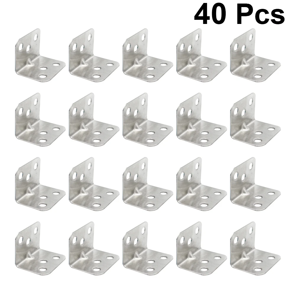 40 Pcs L Shaped Shelf Brackets Heavy Duty Iron Wall Support Right Angle Hanging Storage Rack Shoe Clothes Bookshelf Durability
40 Pcs L Shaped Shelf Brackets Heavy Duty Iron Wall Support Right Angle Hanging Storage Rack Shoe Clothes Bookshelf Durability