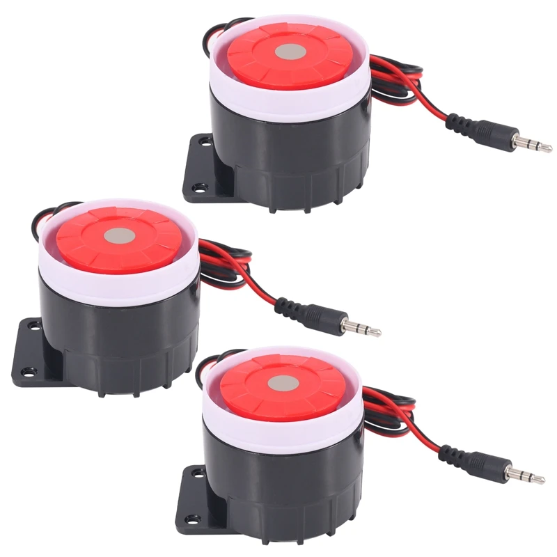 RISE-3X Wired Mini Siren For Home Security Alarm System Horn Siren 120DB 12V
RISE-3X Wired Mini Siren For Home Security Alarm System Horn Siren 120DB 12V
