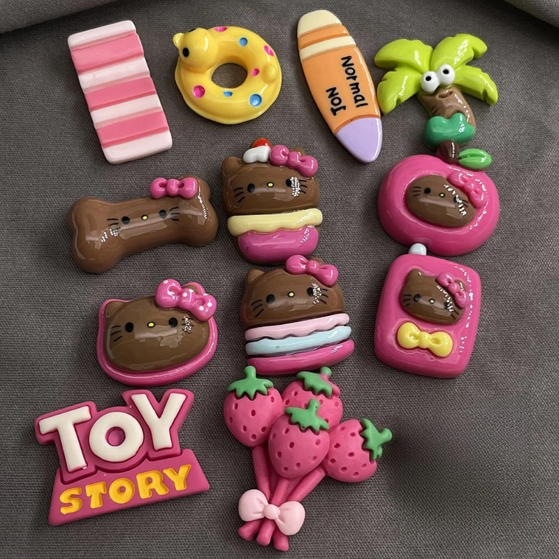 MINISO Hawaiian Style Shoe Charms Plants Turtleback Bamboo Shoe Decorations Surfboard Hello Kitty Accessories for Women Girls
MINISO Hawaiian Style Shoe Charms Plants Turtleback Bamboo Shoe Decorations Surfboard Hello Kitty Accessories for Women Girls