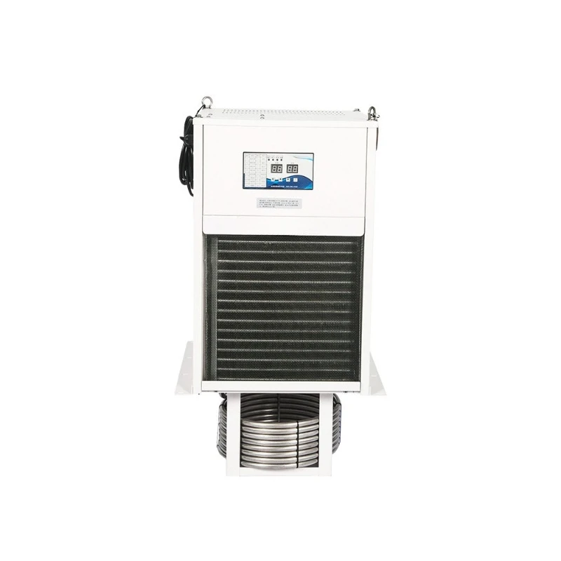 Coil immersion chiller with cooling stirring function Circulating cutting Grinding fluid Cooling water cooler
Coil immersion chiller with cooling stirring function Circulating cutting Grinding fluid Cooling water cooler