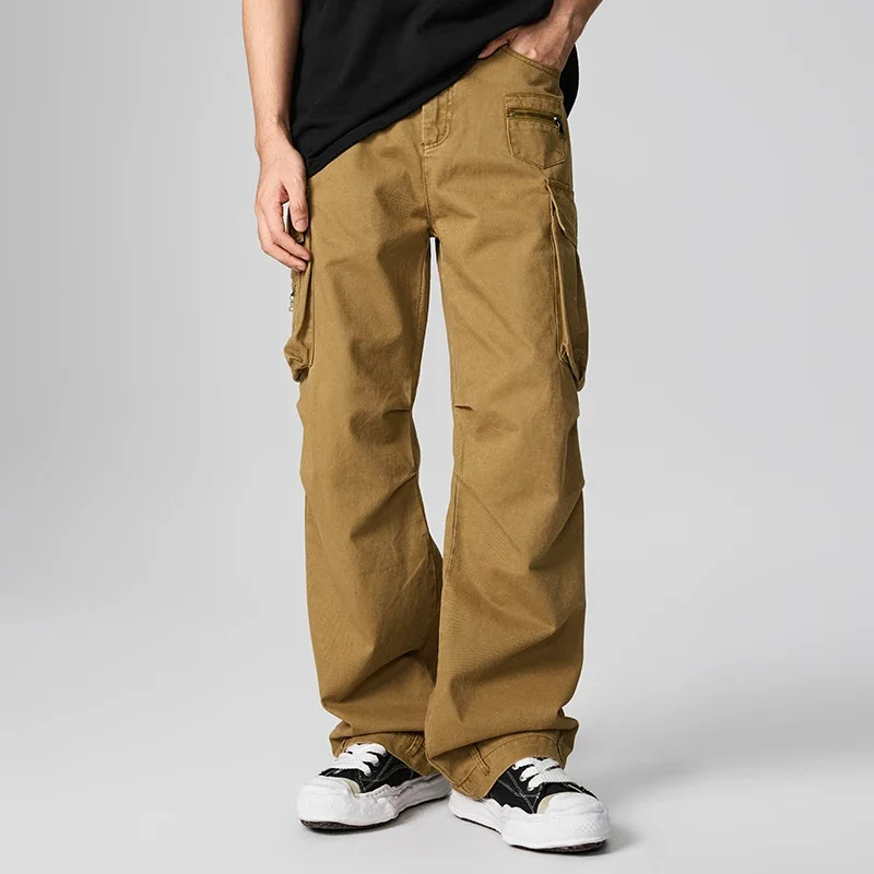 Men Streetwear Fashion Loose Casual Vintage Track Pants Cityboy Teachwear Trousers Multi Pocket Pure Cotton Cargo Pant
Men Streetwear Fashion Loose Casual Vintage Track Pants Cityboy Teachwear Trousers Multi Pocket Pure Cotton Cargo Pant