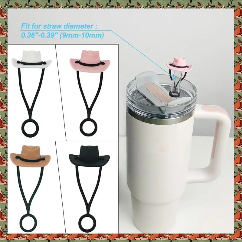 ABLQ 16PCS Silicone Cowboy Hat Straw Covers Cap For Stanley Cup 30/40 Oz Cute Funny Tumbler Straw Topper Accessories
ABLQ 16PCS Silicone Cowboy Hat Straw Covers Cap For Stanley Cup 30/40 Oz Cute Funny Tumbler Straw Topper Accessories
