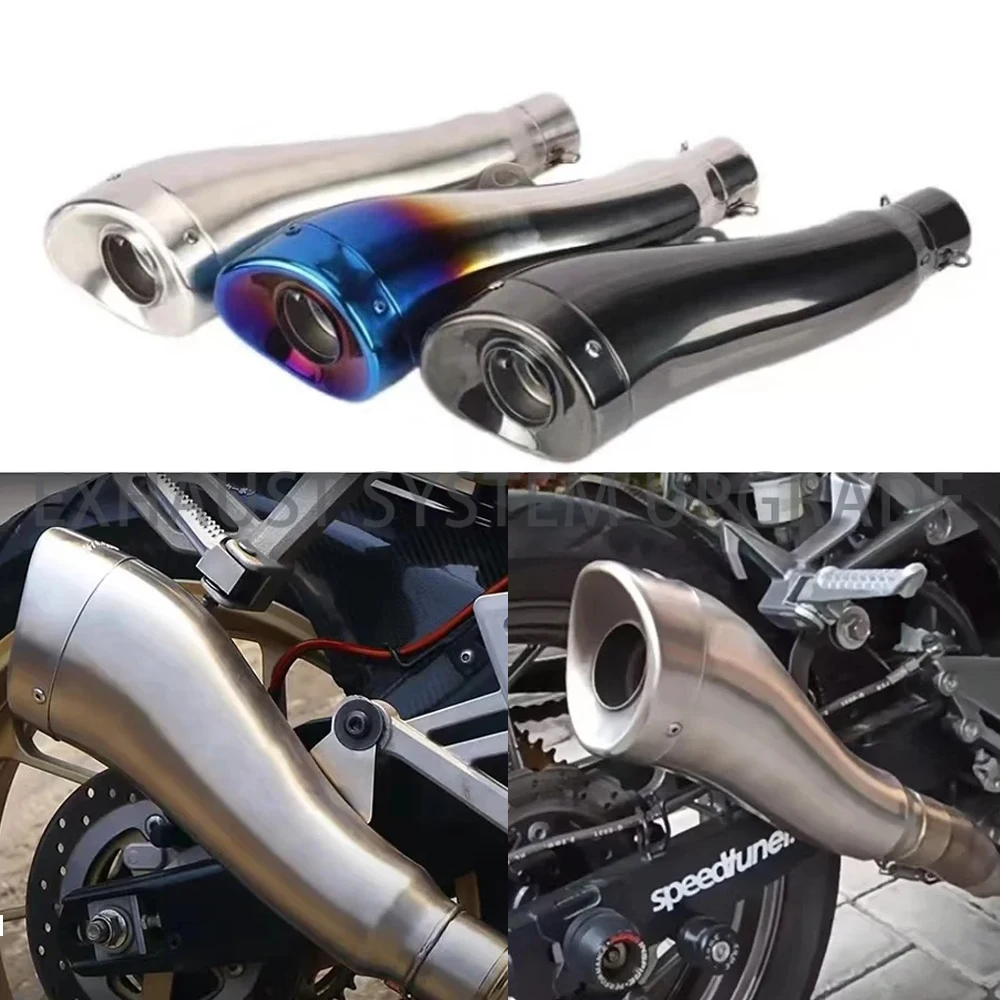 Универсальный глушитель выхлопных газов для мотоциклов XMAX300 GSX1300R ZZR1400 XJR1300 CB919, 38 ~ 51 мм
Универсальный глушитель выхлопных газов для мотоциклов XMAX300 GSX1300R ZZR1400 XJR1300 CB919, 38 ~ 51 мм
