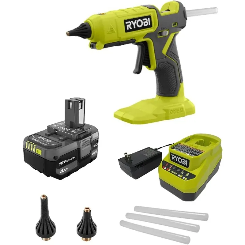 Комплект клеевого пистолета RYOBI Ryobi P307 ONE + 18 В, беспроводной, двойная температура, литий-ионный аккумулятор 4,0 Ач + зарядное устройство + насадки-конусы p307-комплект
Комплект клеевого пистолета RYOBI Ryobi P307 ONE + 18 В, беспроводной, двойная температура, литий-ионный аккумулятор 4,0 Ач + зарядное устройство + насадки-конусы p307-комплект