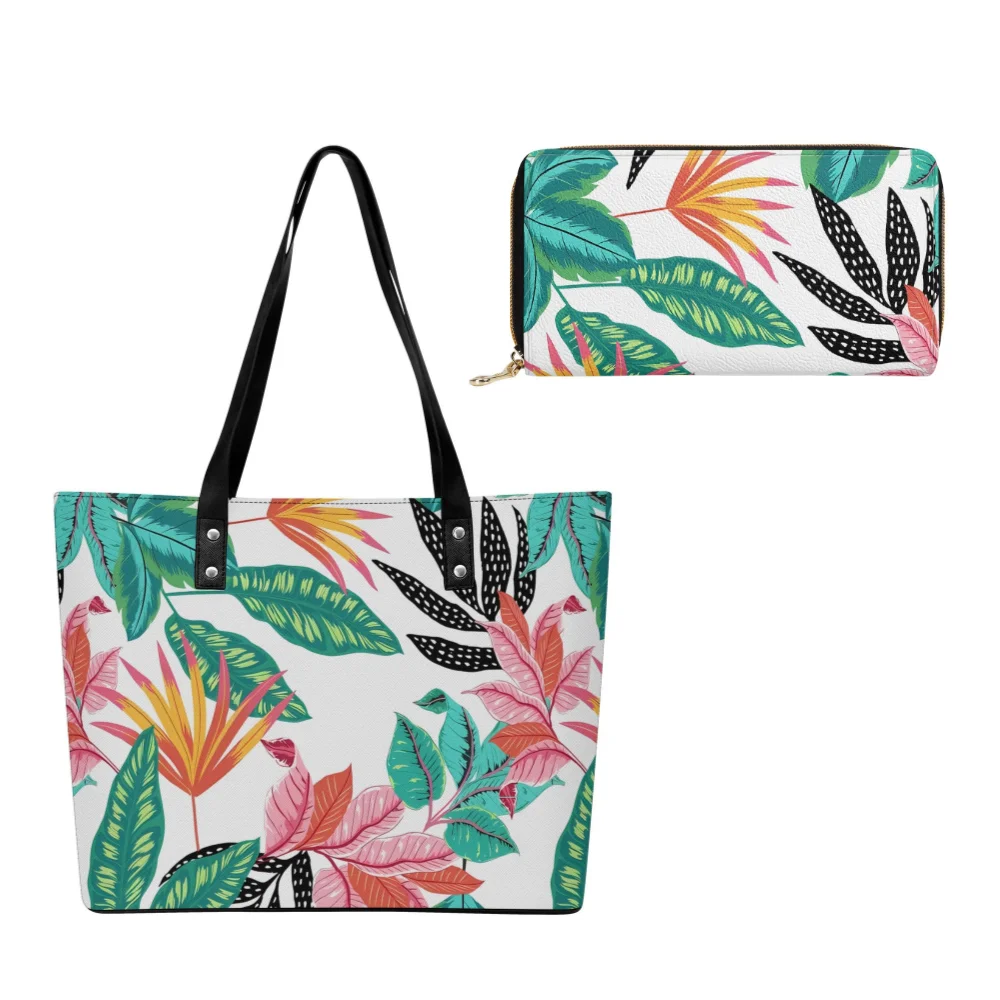 Customizable Polynesian Tribal Hibiscus Leather Handbag Wallet Duo Womens Casual Spacious Printed Tote Chic Design
Customizable Polynesian Tribal Hibiscus Leather Handbag Wallet Duo Womens Casual Spacious Printed Tote Chic Design