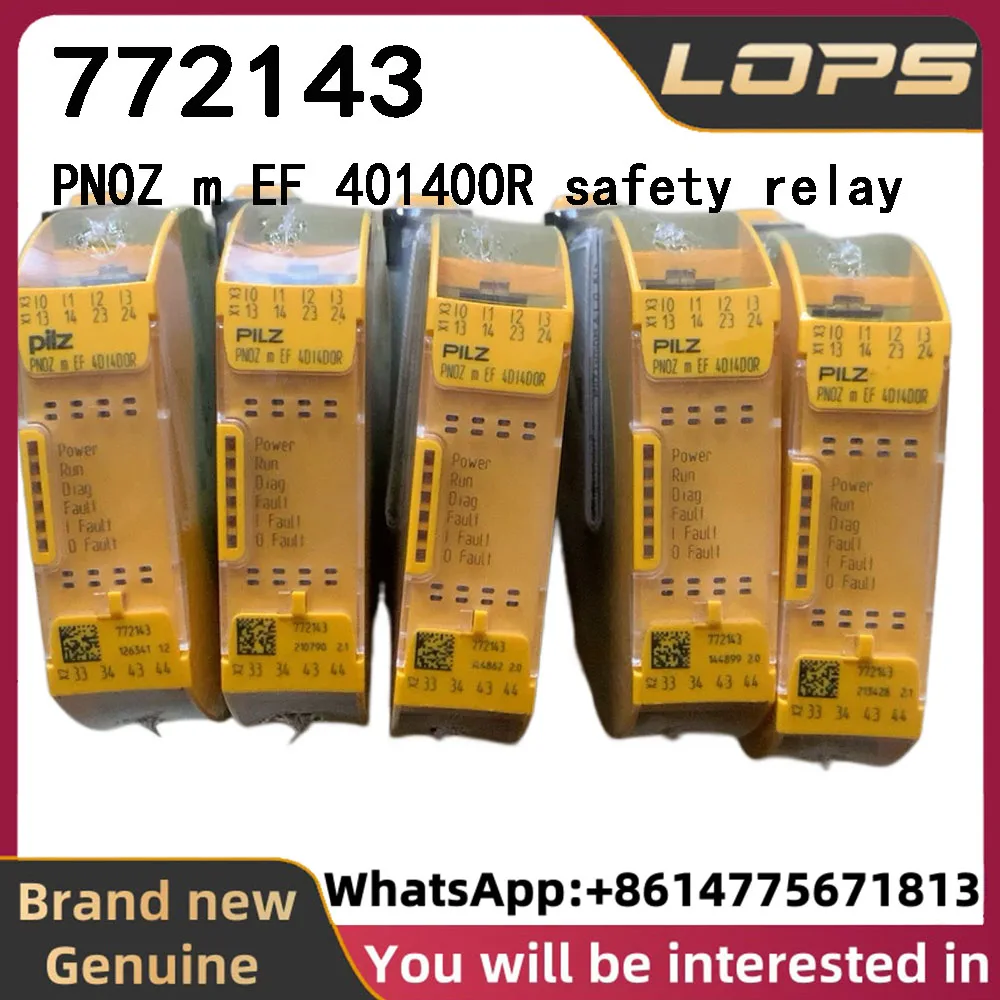 PNOZ m EF 40140OR Pilz 772143 safety relay, brand new original genuine, large quantity in stock, welcome to inquire
PNOZ m EF 40140OR Pilz 772143 safety relay, brand new original genuine, large quantity in stock, welcome to inquire