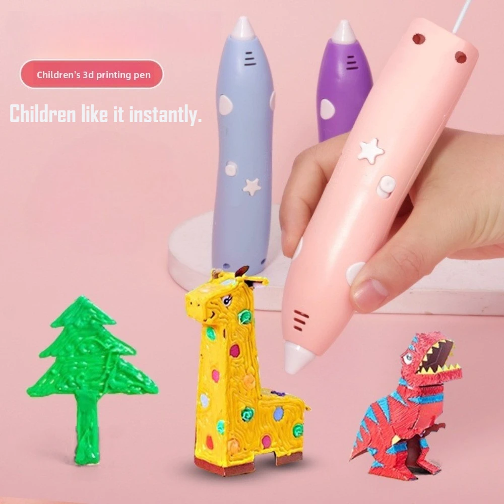 Wireless low-temperature 3d printing pen 3D children's stereo painting pen children's student girl gifts Painting creation
Wireless low-temperature 3d printing pen 3D children's stereo painting pen children's student girl gifts Painting creation
