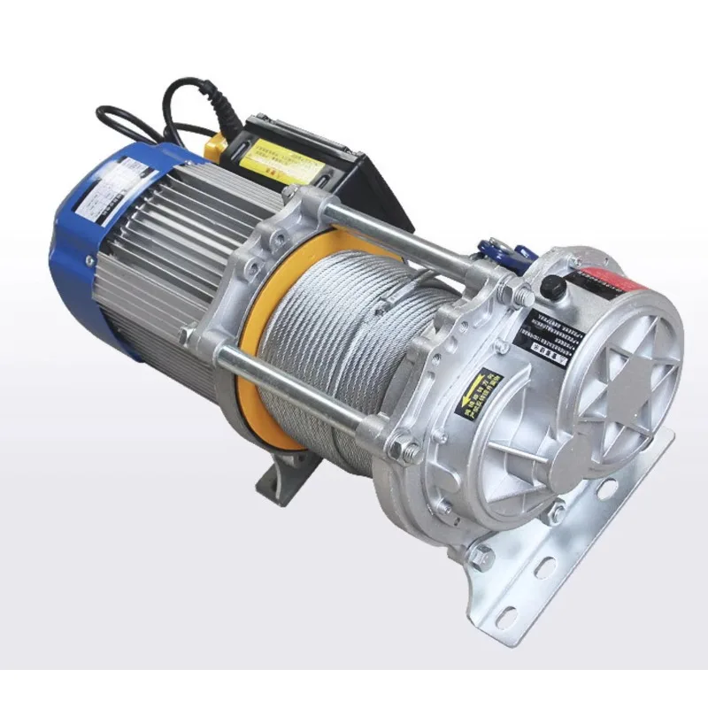 Factory Mini Electric Wire Rope Winch 1000kg/800kg/1t Hoist, New 220v Small Steel Hoist with Aluminum Shell
Factory Mini Electric Wire Rope Winch 1000kg/800kg/1t Hoist, New 220v Small Steel Hoist with Aluminum Shell