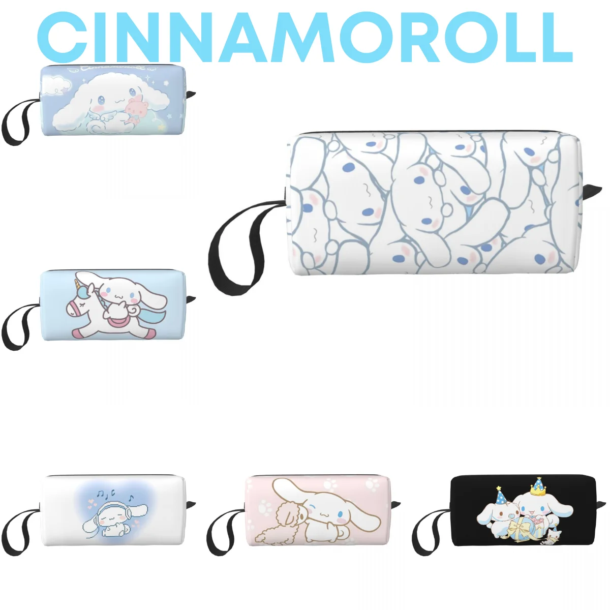 Косметичка с узорами Cinnamoroll для макияжа, современные портативные косметички, домашний графический дизайн, женские органайзеры для хранения
Косметичка с узорами Cinnamoroll для макияжа, современные портативные косметички, домашний графический дизайн, женские органайзеры для хранения