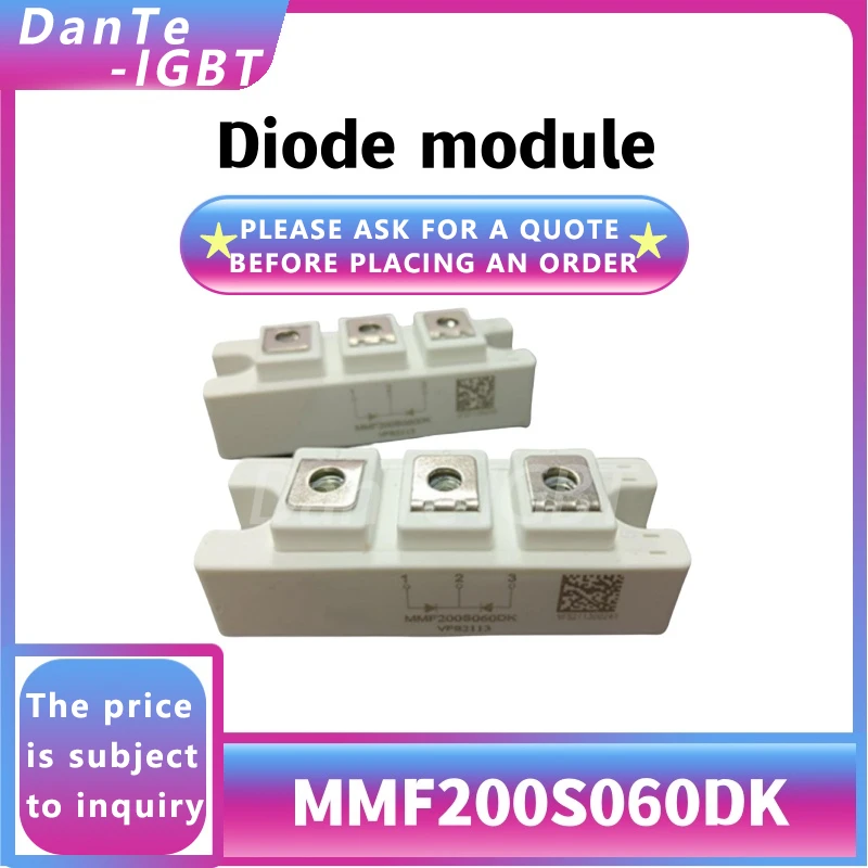 Новый модуль MMF200S060DK высокой мощности MMF200S060 диод Шоттки оригинальный спот
Новый модуль MMF200S060DK высокой мощности MMF200S060 диод Шоттки оригинальный спот
