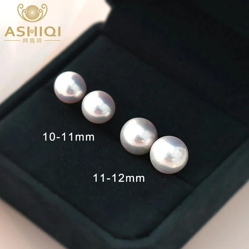 ASHIQI Genuine 925 Sterling Silver Stud Earrings Natural Freshwater Pearl Jewelr for Women
ASHIQI Genuine 925 Sterling Silver Stud Earrings Natural Freshwater Pearl Jewelr for Women