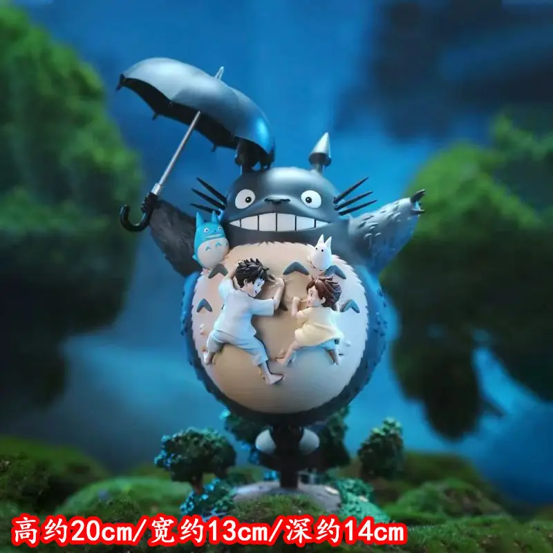 Bandai 19Cm Miyazaki Animel Peripheral Desktop Ornaments Two-dimen sional Statue Model Cute Totoro Healing GK Figure Gift
Bandai 19Cm Miyazaki Animel Peripheral Desktop Ornaments Two-dimen sional Statue Model Cute Totoro Healing GK Figure Gift