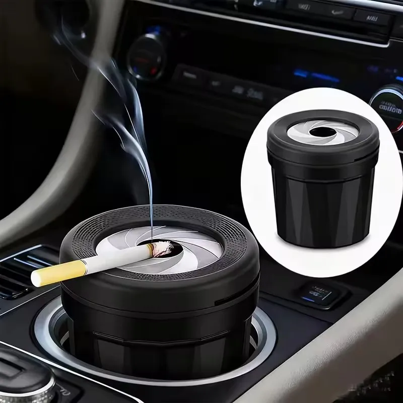 Vehicle Ashtray (Car/Truck): Rotating Opening Lid + Fireproof Leakproof Smokeless Cup – Essential Auto Accessory for All Drivers
Vehicle Ashtray (Car/Truck): Rotating Opening Lid + Fireproof Leakproof Smokeless Cup – Essential Auto Accessory for All Drivers