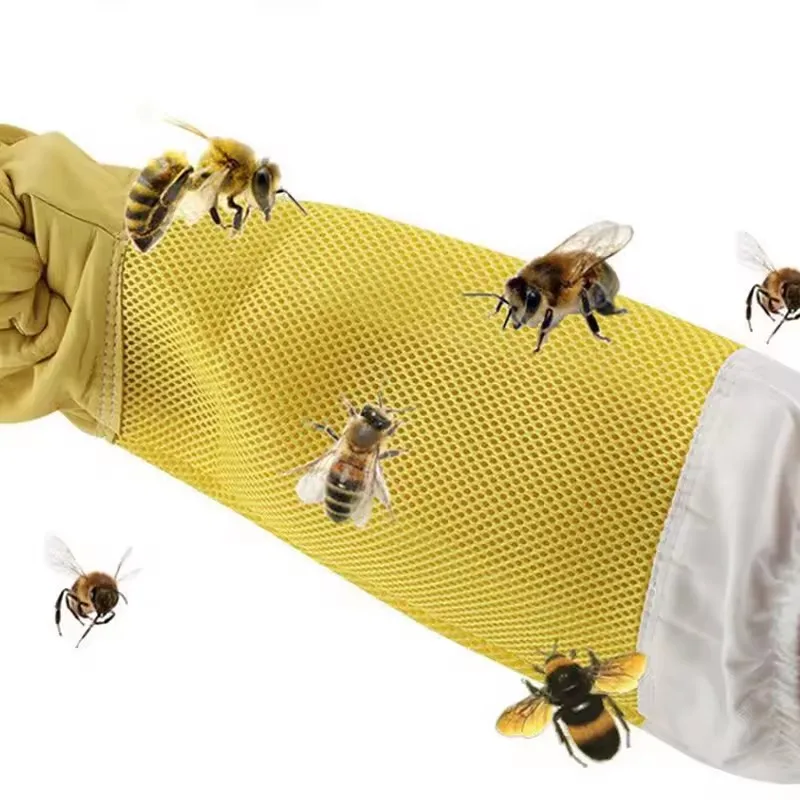 A Pair of Protective Beekeeping Gloves Net Goatskin Bee Keeping Vented Long Protective Sleeves Beekeeping Equipment And Tools
A Pair of Protective Beekeeping Gloves Net Goatskin Bee Keeping Vented Long Protective Sleeves Beekeeping Equipment And Tools