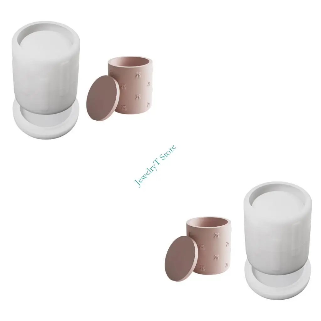 LX9D Vintage Styles круглая банка конфеты Силиконовая плесень с крышкой для ремесла для смолы
LX9D Vintage Styles круглая банка конфеты Силиконовая плесень с крышкой для ремесла для смолы