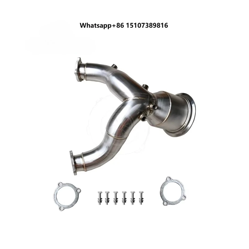 Downpipe for S4 S5 B9 3.0T 2019+ with OPF
Downpipe for S4 S5 B9 3.0T 2019+ with OPF