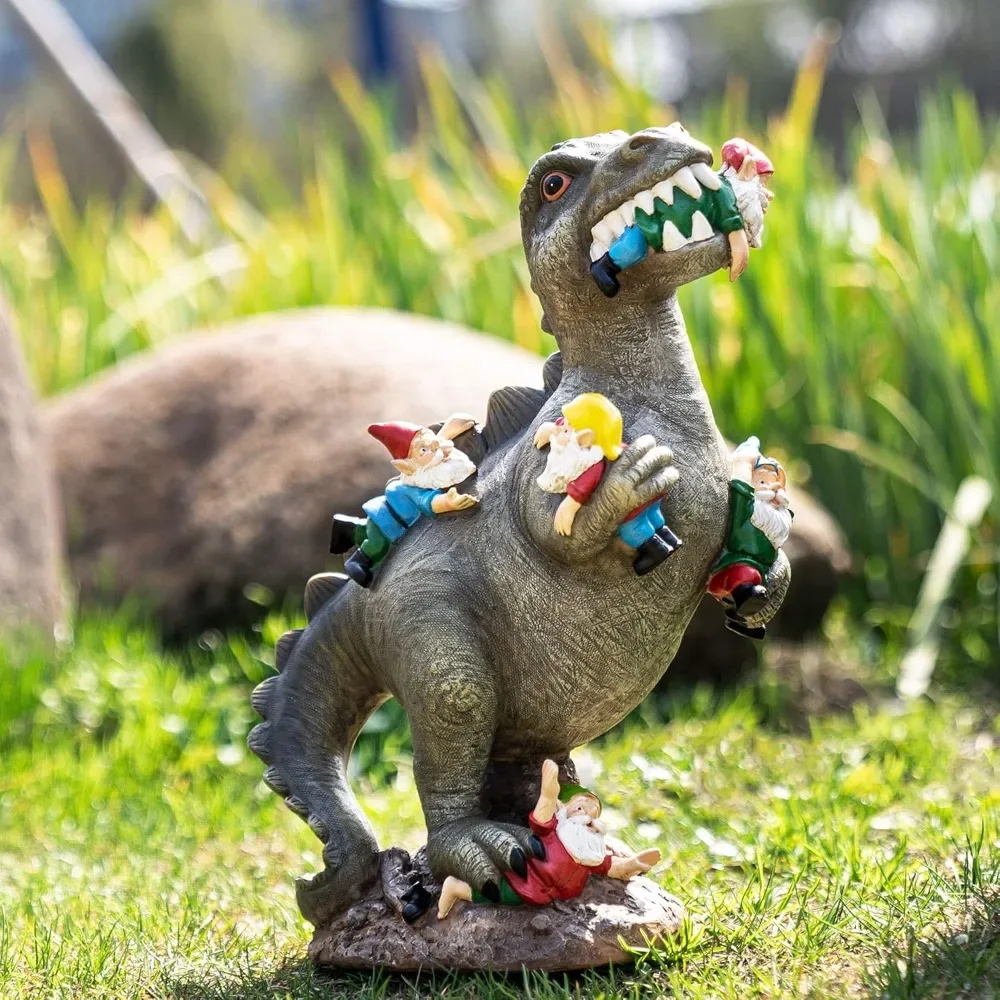 Garden Gnomes Statues Yard Decorations Outdoor Garden Decor, 14” Dinosaur Gnomes Garden Statues, Patio, Lawn Ornament
Garden Gnomes Statues Yard Decorations Outdoor Garden Decor, 14” Dinosaur Gnomes Garden Statues, Patio, Lawn Ornament