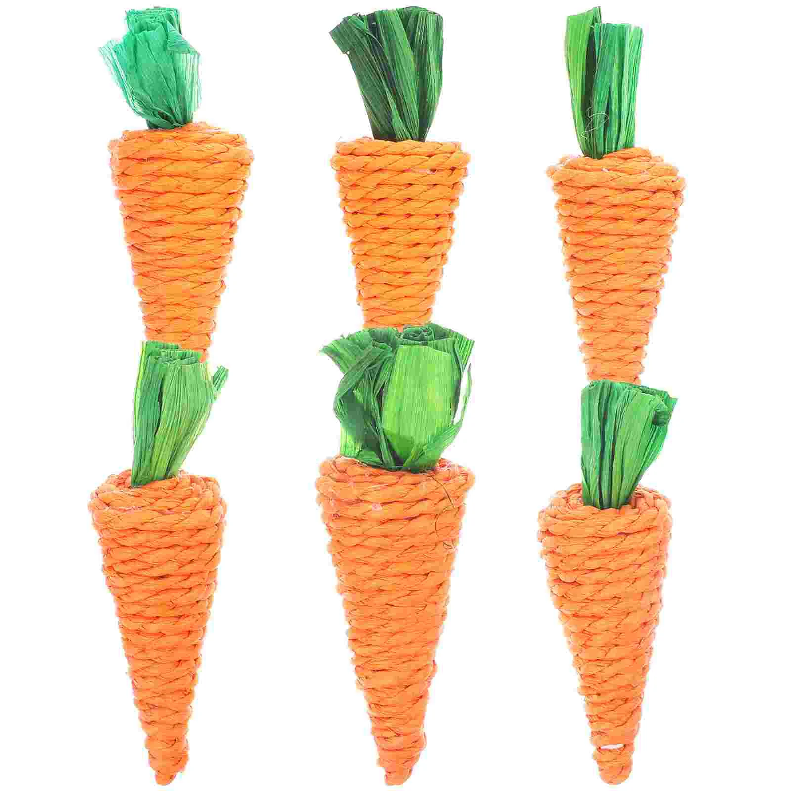 6 Pcs Chewy Straw Radish Pet Teeth Cleaning Toy Hamster Toys Snack Parrot Biting Carrot Stuff Hand Woven
6 Pcs Chewy Straw Radish Pet Teeth Cleaning Toy Hamster Toys Snack Parrot Biting Carrot Stuff Hand Woven