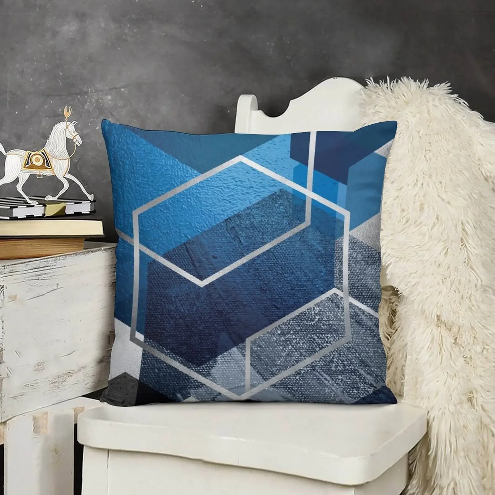 Blue Hexagonal Geometric Throw Pillow Christmas Cushion For Home Christmas Pillow Covers For Sofas pillow
Blue Hexagonal Geometric Throw Pillow Christmas Cushion For Home Christmas Pillow Covers For Sofas pillow